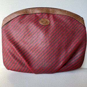 Vintage Gucci Accessory Collection Pouch / Clutch – Red & Green Stripe